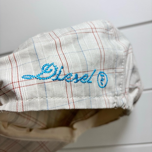 Diesel Off White Flat Cap Newspaper Boy Hat. Size OS-Fits most - Picture 8 of 11